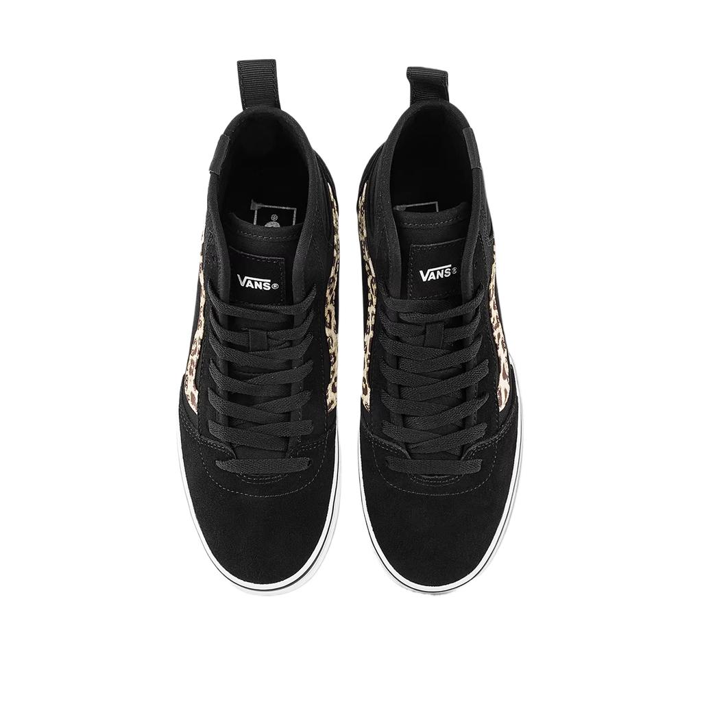 Vans Клен Hi Леопард Боковая полоса Уличные кроссовки-кеды средней высоты Женские кроссовки VN000D96BM8
