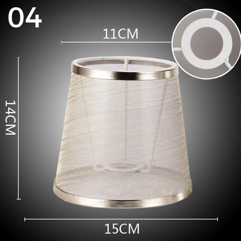 Современный абажур для потолка, прозрачный абажур из текстурированной ткани, прозрачный абажур в виде барабана, потолочный светильник, чехол для домашнего декора