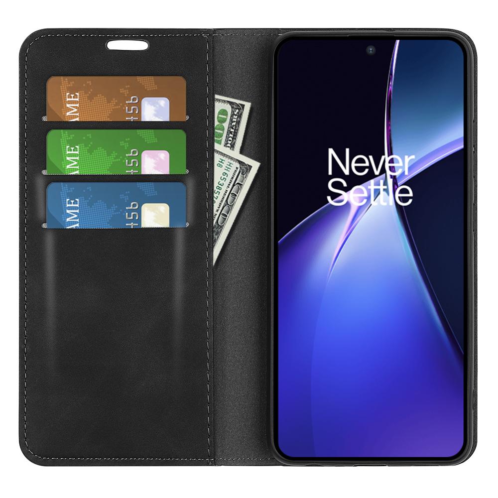For OnePlus Nord CE4 Lite 5G/Oppo K12x 5G (China) Wallet Phone Case Skin-Touch Leather Flip Cover