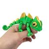 3D-печатная многоцветная игрушка-хамелеон, имитация подвижных глаз, креативная градиентная фигурка Паскаля Рапунцель, ящерица, игрушка, украшение для дома