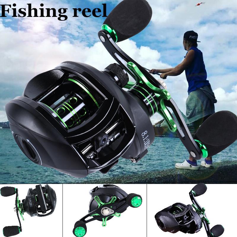 Baitcasting Fishing Reel 12+1BB Ratio Gear 8.1:1 Fishing Reel Carbon Fiber Ultralight Freshwater