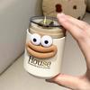 Pop-up Toothpick Box Cartoon Smiling Expression Plastic Toothpick Holder Home Living Room Dining Room Toothpick Container