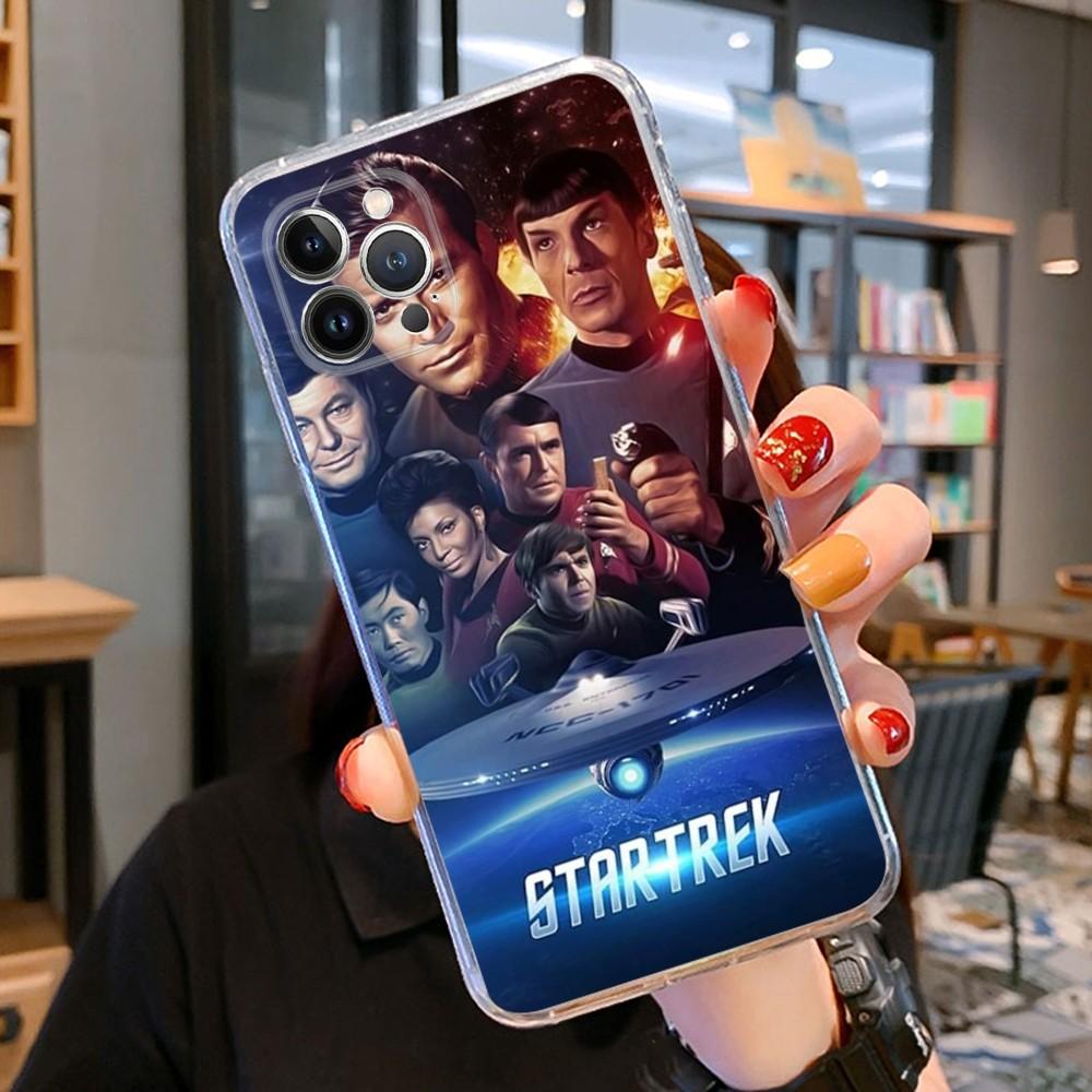 Чехол для телефона S-Stars T-Trek для iPhone 15 14 11 12 13 Mini Pro XS Max Чехол 6 7 8 Plus X XR SE 2020 Funda Shell