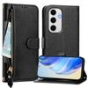 For Samsung Galaxy S24 FE Case Zipper Pocket Multiple Card Slots Leather Phone Cover