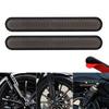 Универсальный мотоцикл Для Harley Sportster Дымчатый задний брызговик Боковой светоотражатель Наклейка Защелка кофра Наклейка Предупреждение о безопасности Крышка