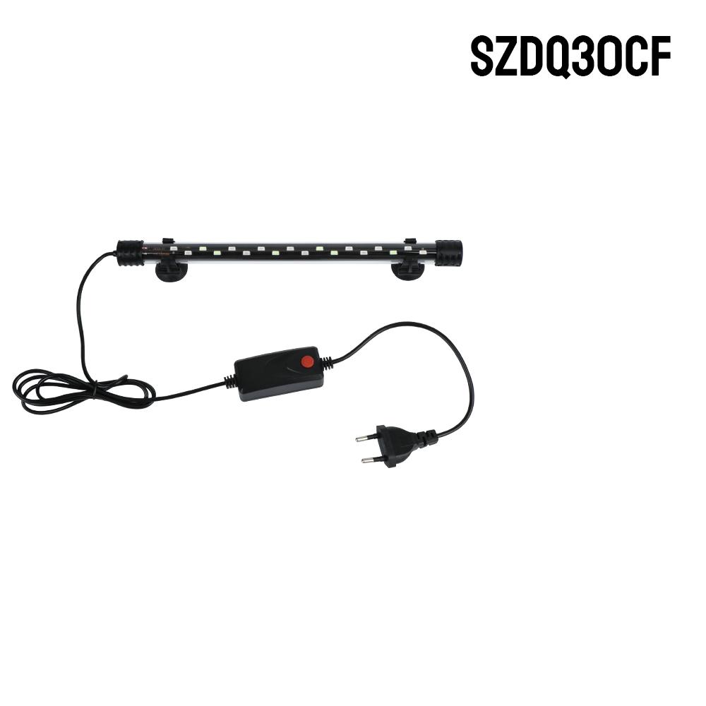 Водные воздушные пузырьковые светильники с европейской вилкой для аквариума, погружная лампа 28/38/48 см, RGB-светильник для аквариума, подводный светильник переменного тока 90~260 В