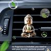 2D плоский клип-диффузор для вентиляции автомобиля с изображением Будды, декоративный (аромат не включен), декор салона автомобиля, клипса для ароматерапии, идеально подходит для праздничных подарков