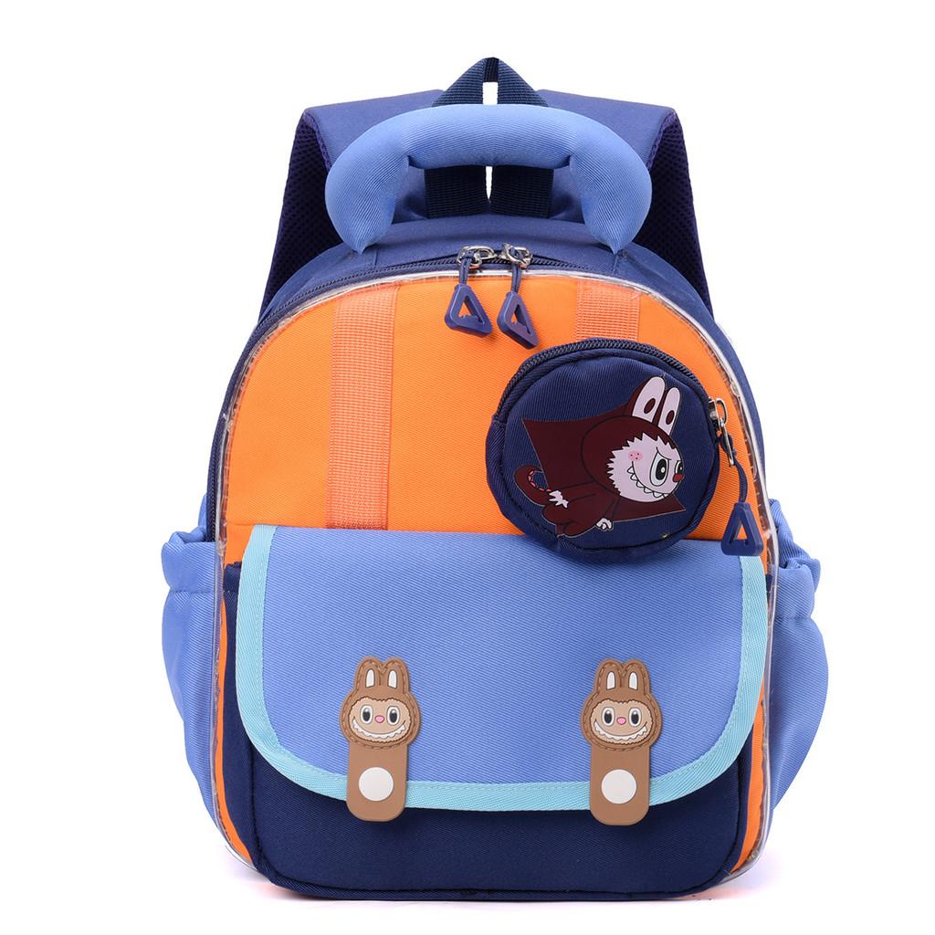 Childrens Cartoon Labubu Backpack With Breathable Oxford Material For Toddlers And Preschoolers