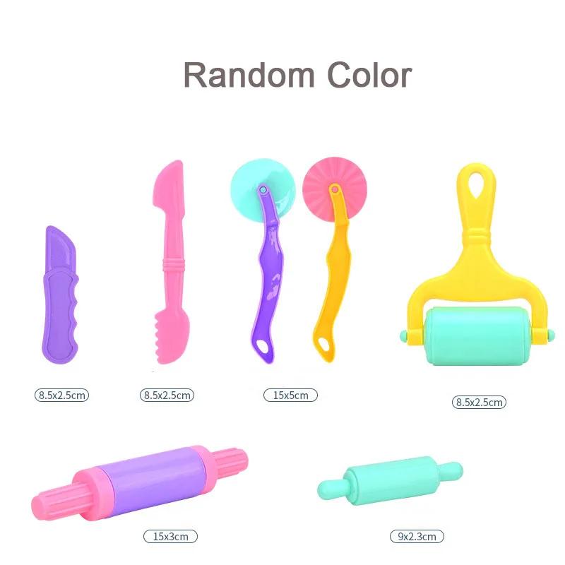 Инструменты для лепки из теста для детей Аксессуары для теста Формочки Динозавр Фрукты Скалка Резак Ножницы Пластилин Глина Форма Детские Игрушки Сделай Сам