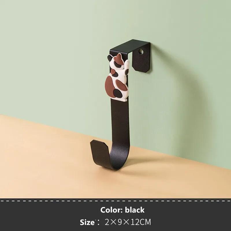 1 шт. Крючок на заднюю сторону дверцы шкафа, без сверления, для ванной комнаты, многофункциональный крючок для хранения, крючок для халата для ящика