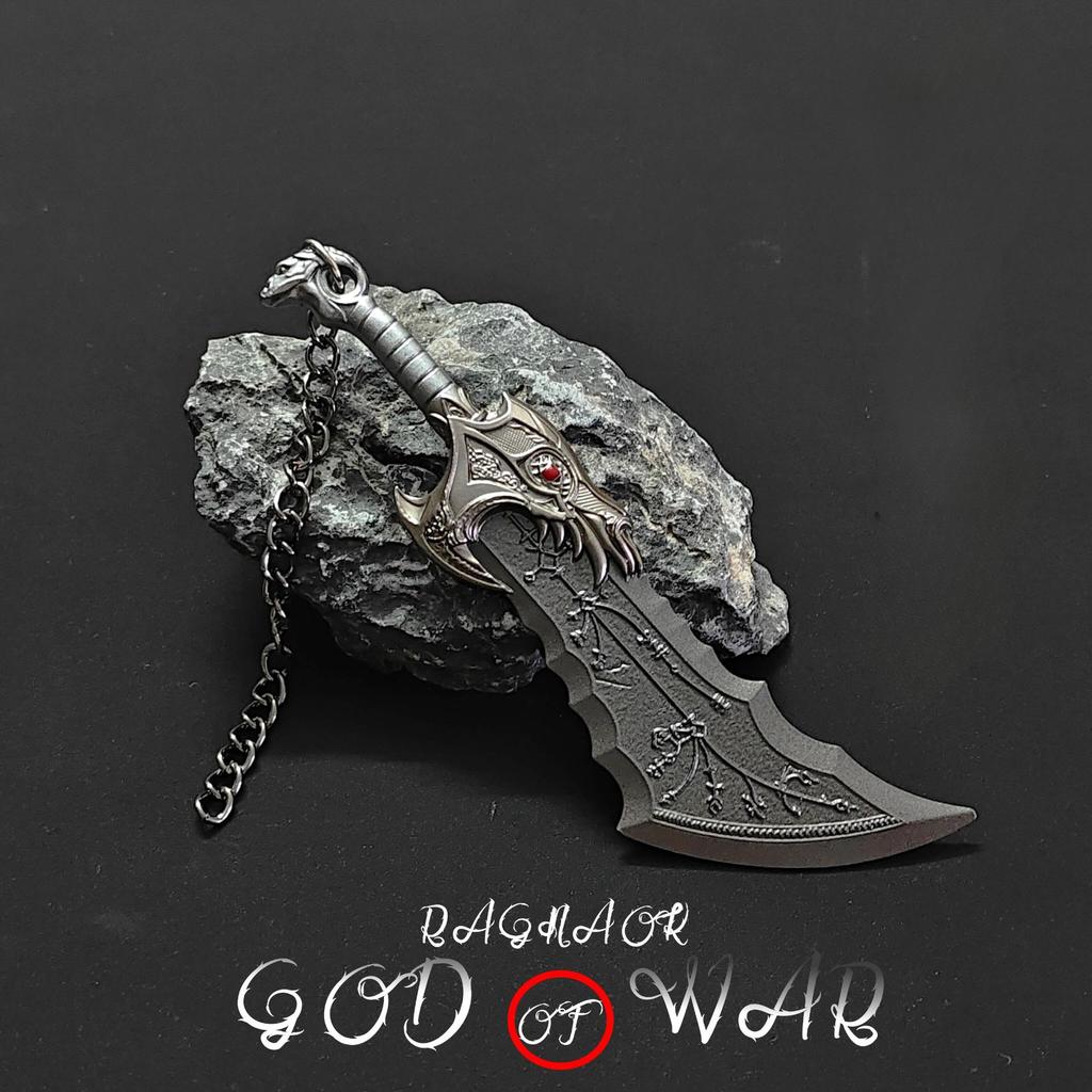Игра God of War 5 Игровые аксессуары Кратос Клинок Хаоса Металлическая модель Олимп Божественный Меч Мини-оружие Декоративные игрушки Детское оружие