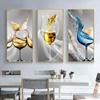Modern Minimalist Wine Glass Canvas Painting Restaurant Bar Decoration Painting Dining Room Wine Cabinet Wall Art Poster