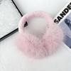 Cute Plush Fur Headphones Women Winter Warm Earmuffs Soft Cashmere Solid Fur Earplugs Fashion Unisex Ear Cover Outdoor Supplies