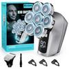 Head Shaver for Bald Men Upgraded 7D Cordless Rechargeable Electric Ipx7 100 Waterproof Dry and Wet Beard Grooming Kit