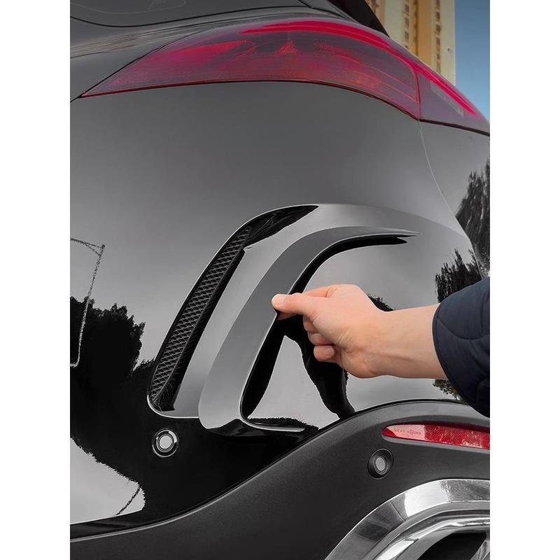 For Mercedes-Benz W167 GLE350 GLE450 -2025 Car Accessories Exterior Rear Wind Knife Decoration Bright Strip Trim