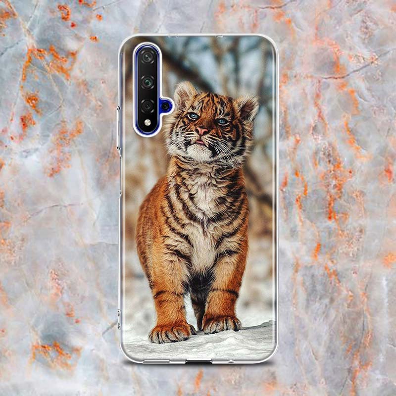 Силиконовый чехол с изображением сибирских тигров для Honor 20 20S 20E 8 8A Prime 8X MAX 8C 8S 7A 7C 7S Pro, чехол для телефона