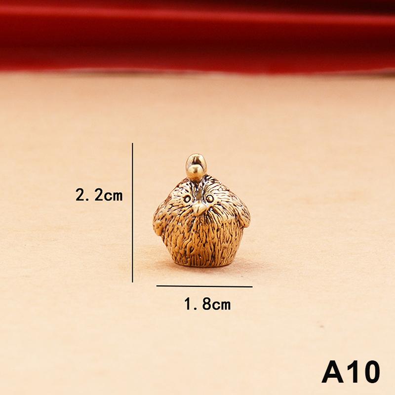 Brass Zodiac Figurines Zodiac Horse Desk Ornament Animals Statue Collectible Car Interior Desk & Home Decor Perfect Gift