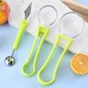 Stainless Steel Fruit Baller 4-in-1 Melon Ball Spoon Carving Tools for Watermelon Cantaloupe Dishwasher Safe Kitchen Gadget