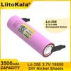 LiitoKala Новый оригинальный INR18650 35E 3.7V 3500mAh 20A разрядный INR18650 35E литий-ионный аккумулятор 3.7V перезаряжаемый аккумулятор с сетевой картой