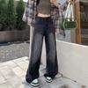 High Waist Y2K Jeans Straight Leg Cowboy Trousers Fashion Baggy Denim Pants  Girls Lady