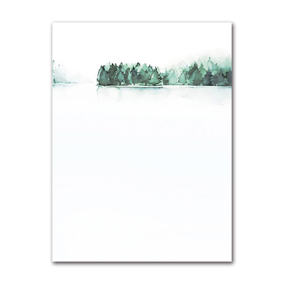 Picture Wall Art Canvas Paintings Home Decoration Nordic Art Tropical Plants Scandinavian Poster Green Leaves Decorative