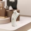 Necklace Bust Display Stand Jewelry Holder Photo Prop, PU Leather Selling Storage Rack Shop