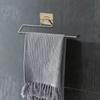 Bathroom Towel Hanger Stainless Steel Single Buckle Free Punching Kitchen Tissue Holder Roll Paper Holder Plastic Wrap Rag Storage Rack