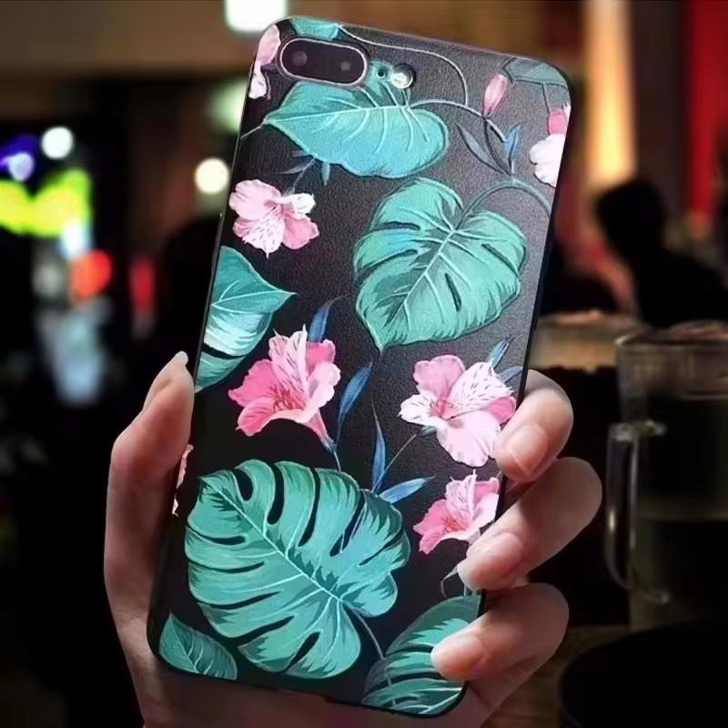 Чехол для Sony Xperia XZ2 / XZ2 Compact / XZ2 Premium, силиконовый чехол с 3D-рельефом цветов для Sony Xperia XZ2 Premium, мягкий