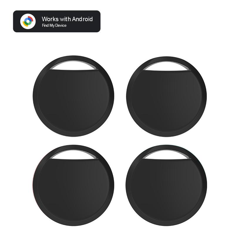 1/ 4 шт. Bluetooth GPS-трекер Работает с приложением Android Google's Find Hub Поиск ключей Локатор для питомцев Умный тег для телефонов Xiaomi Samsung