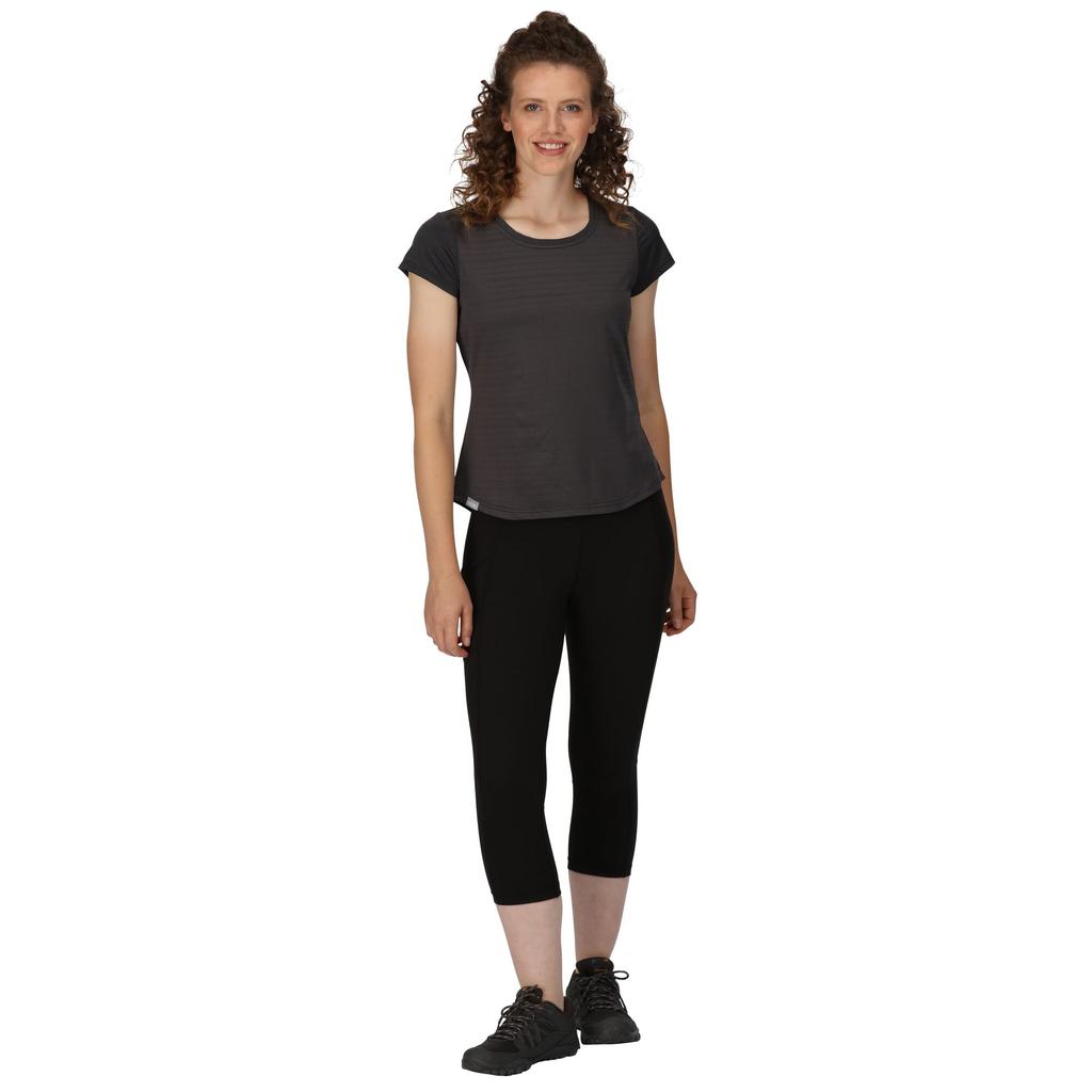 Regatta Womens/Ladies Holeen Stretch Breathable 3/4 Leggings