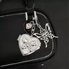 Vintage Style Butterfly Heart Keychain Lightweight Butterfly Heart Keychain With Vintage Appeal for Bags Keys Backpacks