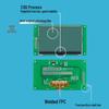 3,3" Серо-белый COG LCD модуль с матрицей 128x64 точек, с портом SPI/параллельным, 3,3 В
