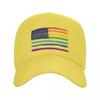 LGBT Gay Pride Rainbow American Flag Baseball Cap Sun Protection Unisex Women's Adjustable Dad Hat Spring Snapback Caps