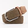 Pin Buckle Solid Canvas Strap Decoration Belt Men Women Canvas 1PC Unisex Clothing Accessories Knitted High Quality Elastic Belt  Jewelry Accessory