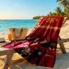 Manchester Customized Name Beach Towel Super Soft Microfiber Quickdry Fabric
