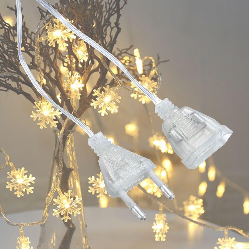 Decoration With Switch 3m Transparent Extension Cord 220V Cable Light String Extension Cord