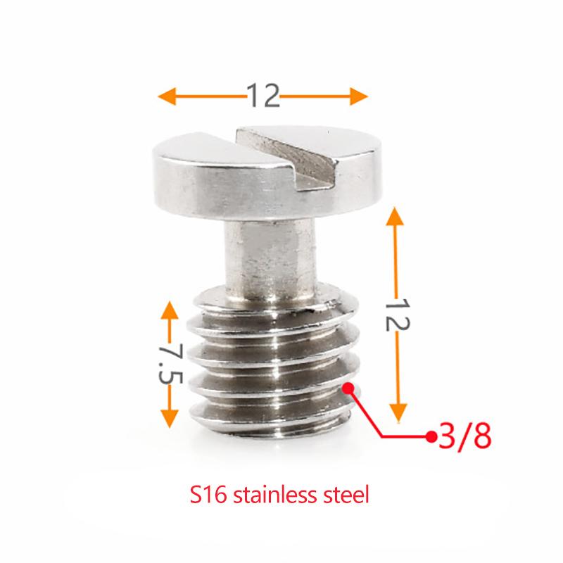 Винт адаптера быстросъемной пластины. Винт штатива с D-образным кольцом 1/4 дюйма. Монтажный адаптер.