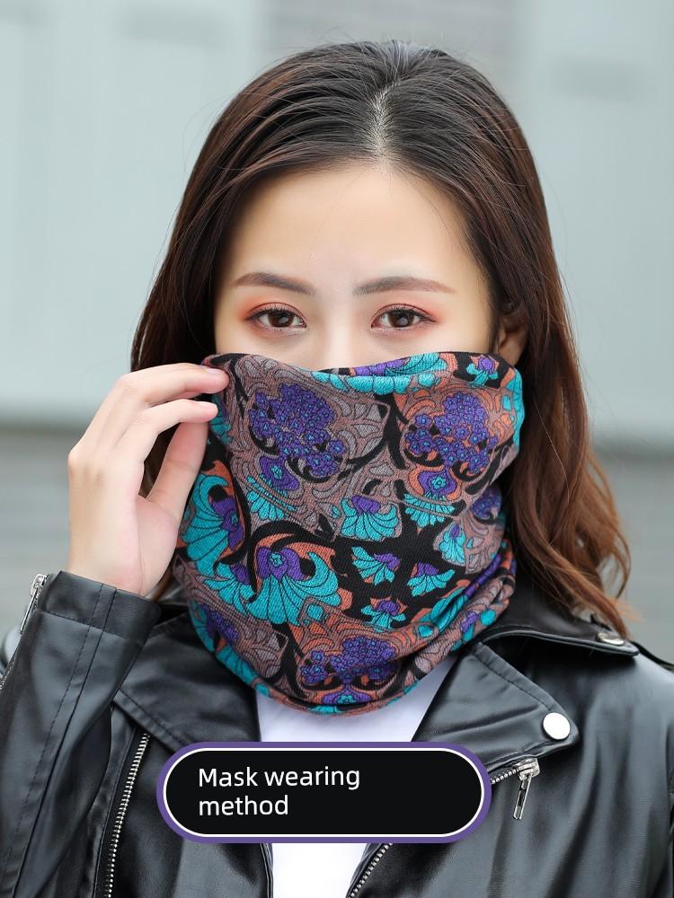 Fashion Hat Pullover Spring and Autumn Thin Dual-Use Scarf