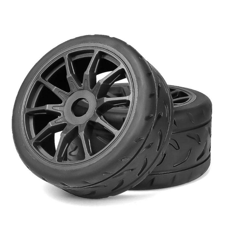 Set of 4 Remote Control Wheel Tires for Crawlers Car Model Rubber Wheel Tires for Remote Control Accessories