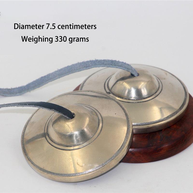 6.8cm Brass Chimes Bells Hand Orff Bells Music Instrument Taps Music Yoga Meditation Percussion Instrument