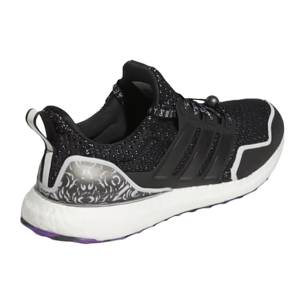 Marvel x adidas UltraBoost 5.0 Кроссовки Унисекс Черная Пантера Основной черный Облачно-белый Племенной фиолетовый HR0518