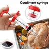 Flavor Needle BBQ Meat Syringe Marinade Injector Pork Steak Meat Sauces Syringes With 3 Stainless Steel Needles Kitchen Tools