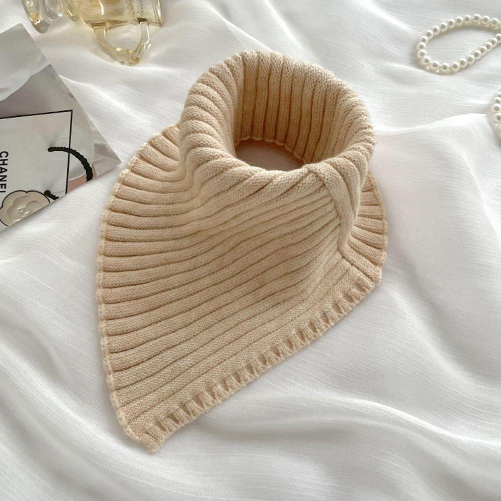 Accessories Warm Scarf Korean Style Scarves Female Wool Scarf Turtleneck Scarf Knitted Fake Collar