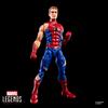 Hasbro Серия Marvel Legends «Магия»: "Сбор" Паук-Человек с боевыми повреждениями 15 см Игрушка-фигурка + Лимитированная фольгированная коллекционная карточка