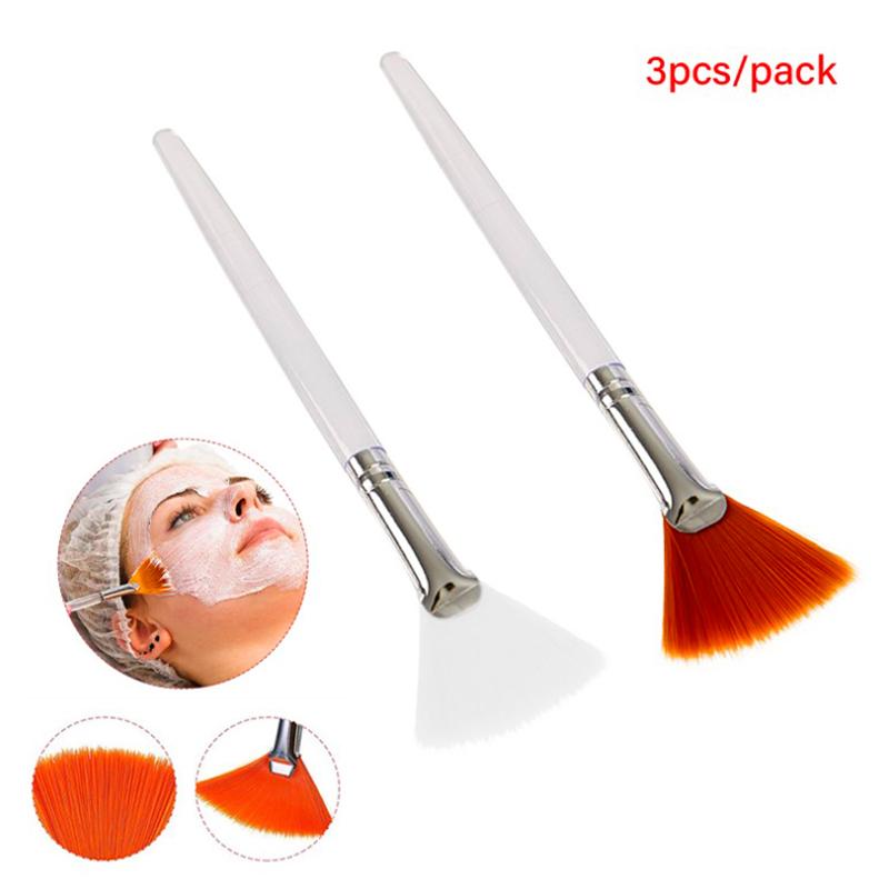 3/4Pcs Practical Facial Brushes Makeup Brushes Soft Portable Cosmetic Tools