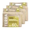 TERRA Diaper 60 Pieces Pieces X 3 Super Absorbent Diaper for Nighttime Going Out Sensitive Skin Smooth Breathable Period Tape Crawler Diaper (20 Pack)