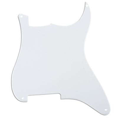 Musiclily Пикгард Stratocaster на 4 отверстия для электрогитар ST (Без отверстий), Белый, 1 шт.