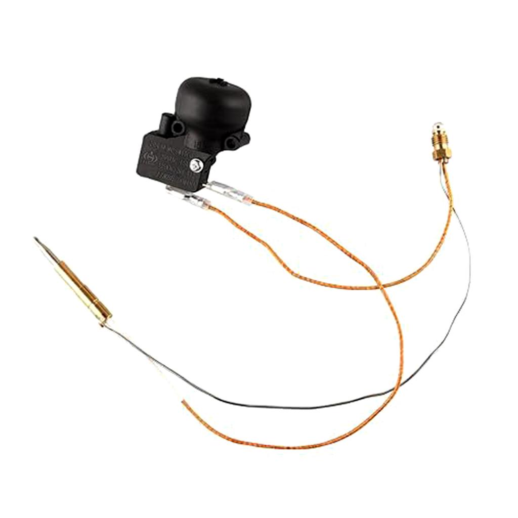 Thermocoupler and Dump Safety Switch Control Kit Repair Anti Tilt Switch Thermocouple Fit for Patio Gas Heater Universal
