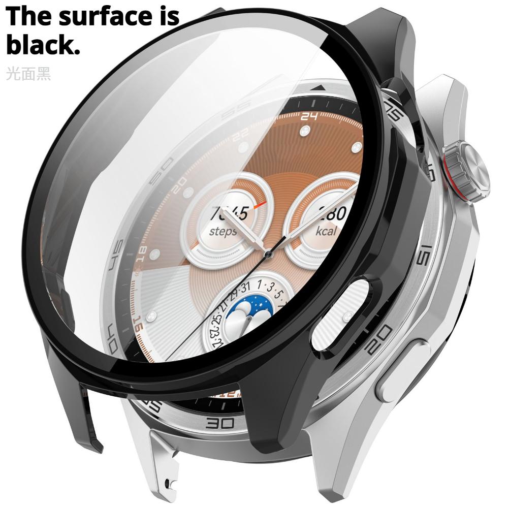 Закаленное стекло+чехол из ПК для Huawei Watch GT6 41 мм Полное покрытие Аксессуары для умных часов Защитные Жесткие Чехлы для Huawei GT6 46 мм