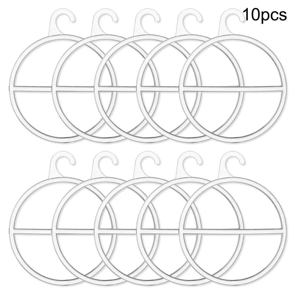 & Living Multi Purpose Closet Organizer Storage Racks Circle Shape Scarf Hanger Tie Clothes Rack